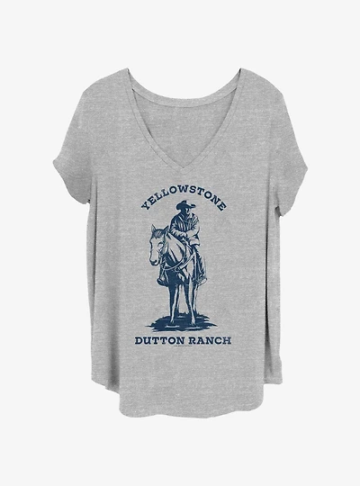 Yellowstone Ranch Womens T-Shirt Plus