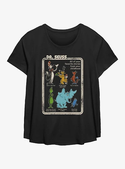 Dr. Seuss Gangs All Here Womens T-Shirt Plus