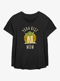 Star Wars Best Mom Yoda Says Womens T-Shirt Plus