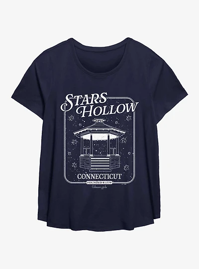 Gilmore Girls Stars Hollow Destination Womens T-Shirt Plus