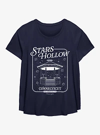 Gilmore Girls Stars Hollow Destination Womens T-Shirt Plus