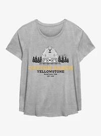Yellowstone Montana, USA Womens T-Shirt Plus