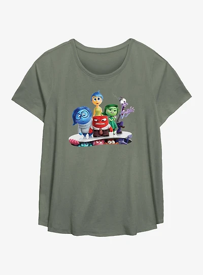 Disney Pixar Inside Out New Emotions Womens T-Shirt Plus