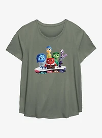 Disney Pixar Inside Out New Emotions Womens T-Shirt Plus