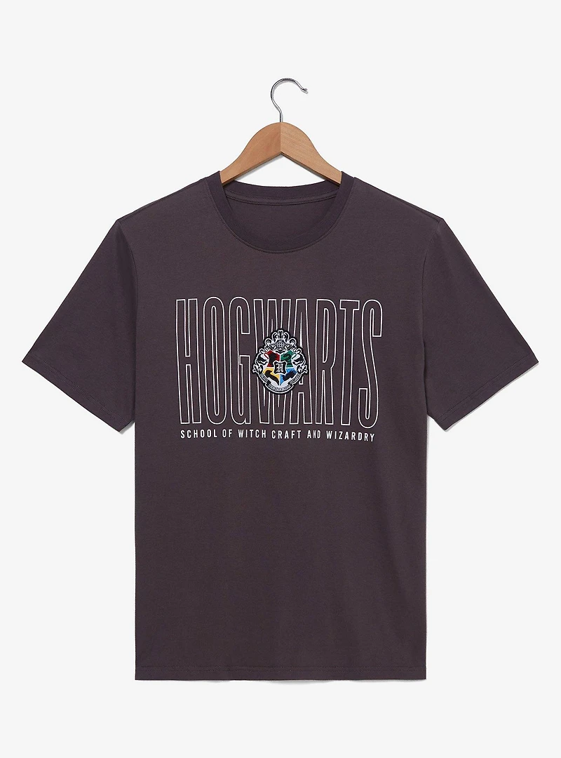 Harry Potter Hogwarts Crest Embroidered T-Shirt