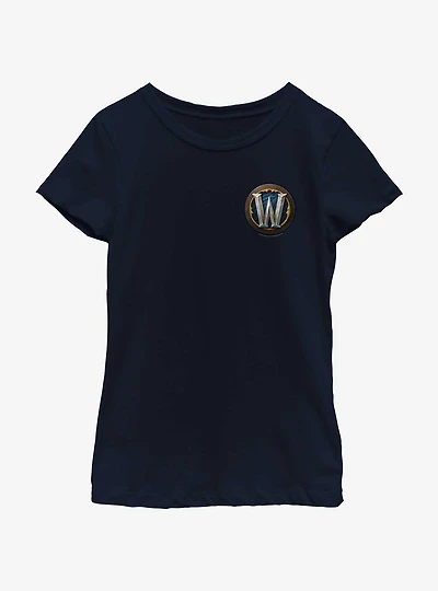 World of Warcraft W Logo Youth Girls T-Shirt