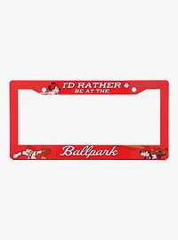 Disney Mickey Mouse Baseball License Plate Frame