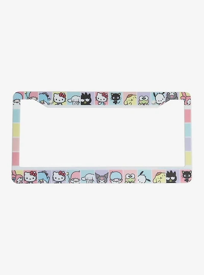 Sanrio Hello Kitty and Friends Squares License Plate Frame - BoxLunch Exclusive
