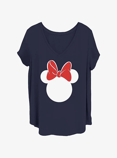 Disney Minnie Mouse Classic Ears Womens T-Shirt Plus