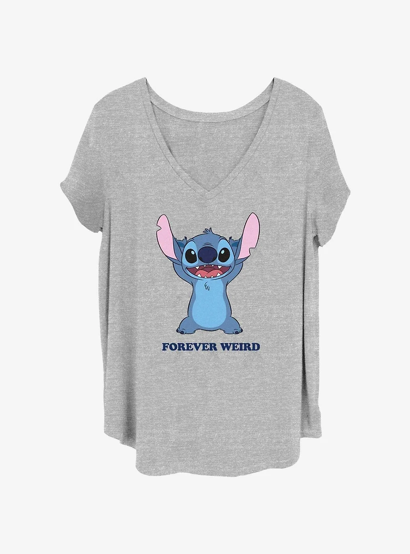 Disney Lilo & Stitch Forever Weird Womens T-Shirt Plus