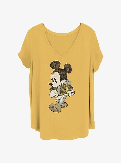 Disney Mickey Mouse Hype Womens T-Shirt Plus