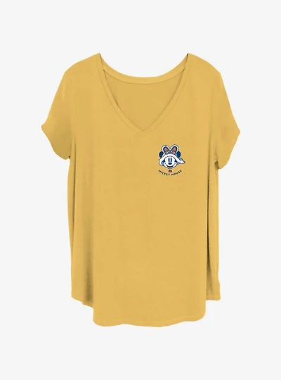 Disney Mickey Mouse Pocket Womens T-Shirt Plus
