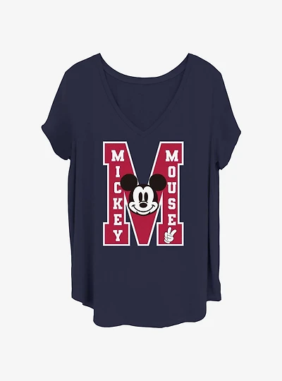 Disney Mickey Mouse M Womens T-Shirt Plus