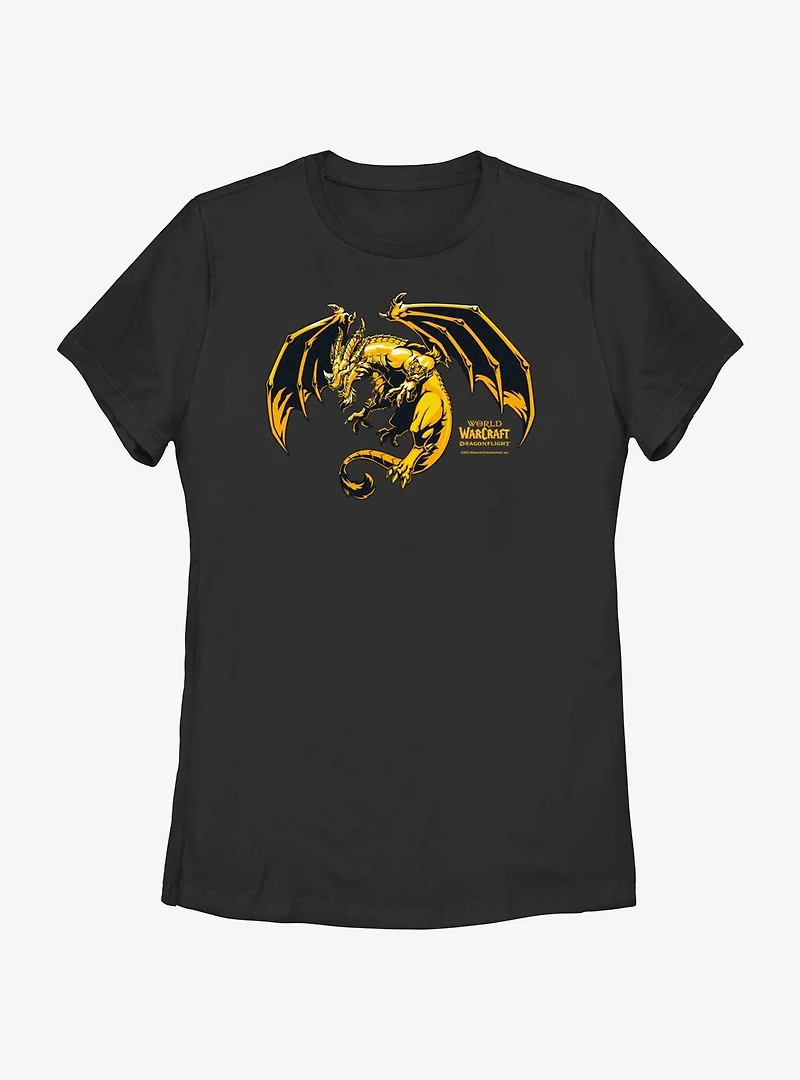 World of Warcraft Bronze Dragon Womens T-Shirt