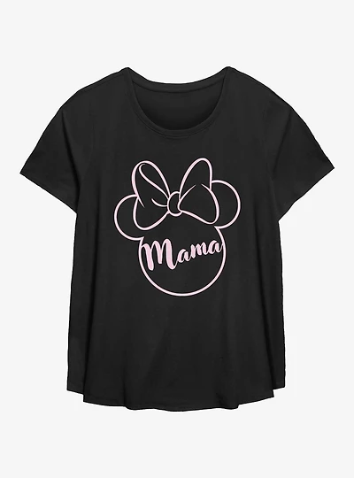 Disney Minnie Mouse Mama Womens T-Shirt Plus