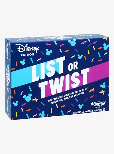 List or Twist Disney Edition Card Game