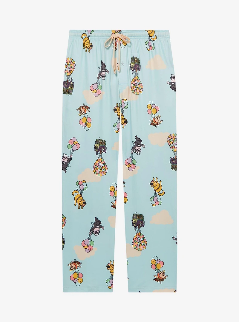Disney Pixar Up Characters & Balloons Allover Print Sleep Pants - BoxLunch Exclusive