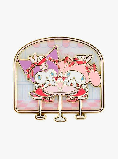 Sanrio Kuromi & My Melody Diner Scene Enamel Pin - BoxLunch Exclusive