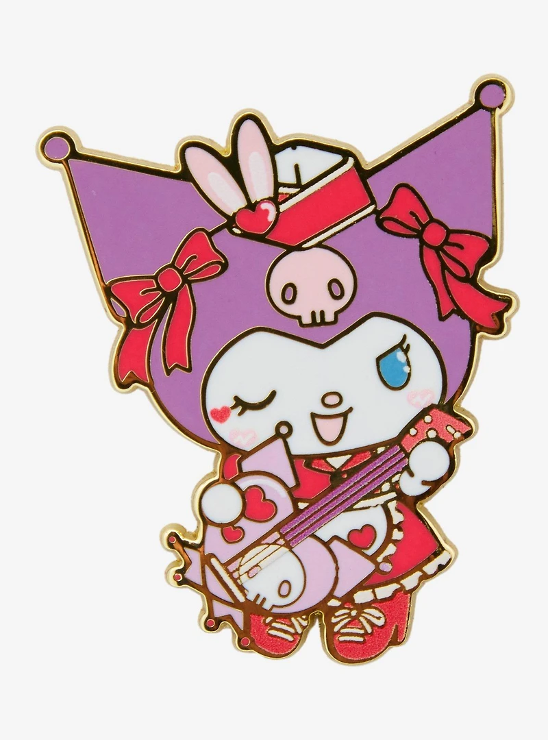 Sanrio Kuromi Guitar Enamel Pin — BoxLunch Exclusive