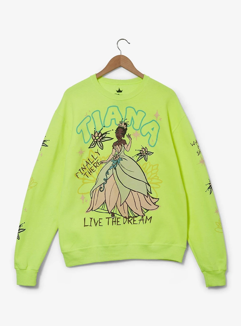 Disney the Princess and Frog Tiana Doodle Women's Crewneck