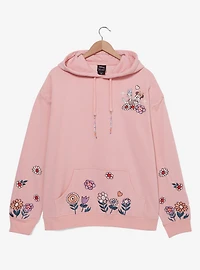 Disney Minnie & Daisy Floral Beaded Hoodie — BoxLunch Exclusive