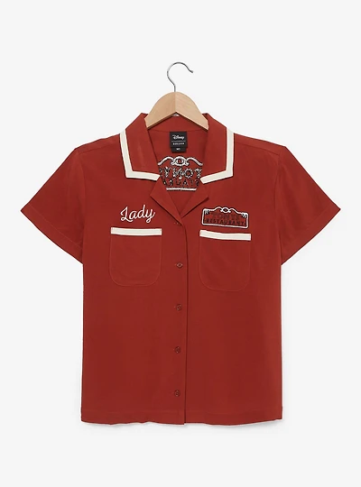Disney Lady and the Tramp Tony's Restaurant Women's Woven Button-Up — BoxLunch Exclusive