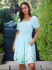 Adventure Time Characters Floral Smock Dress - BoxLunch Exclusive