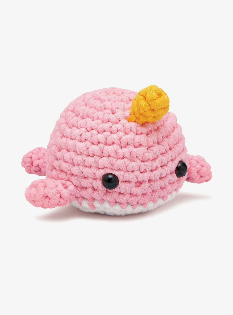 The Woobles Bjørn the Narwhal Pink Crochet Kit