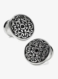 Antique Filigree Round Cufflinks