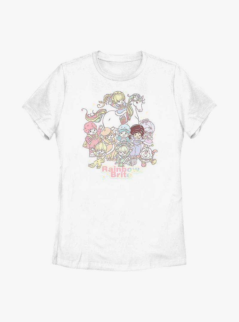 Rainbow Brite Pastel Party Womens T-Shirt
