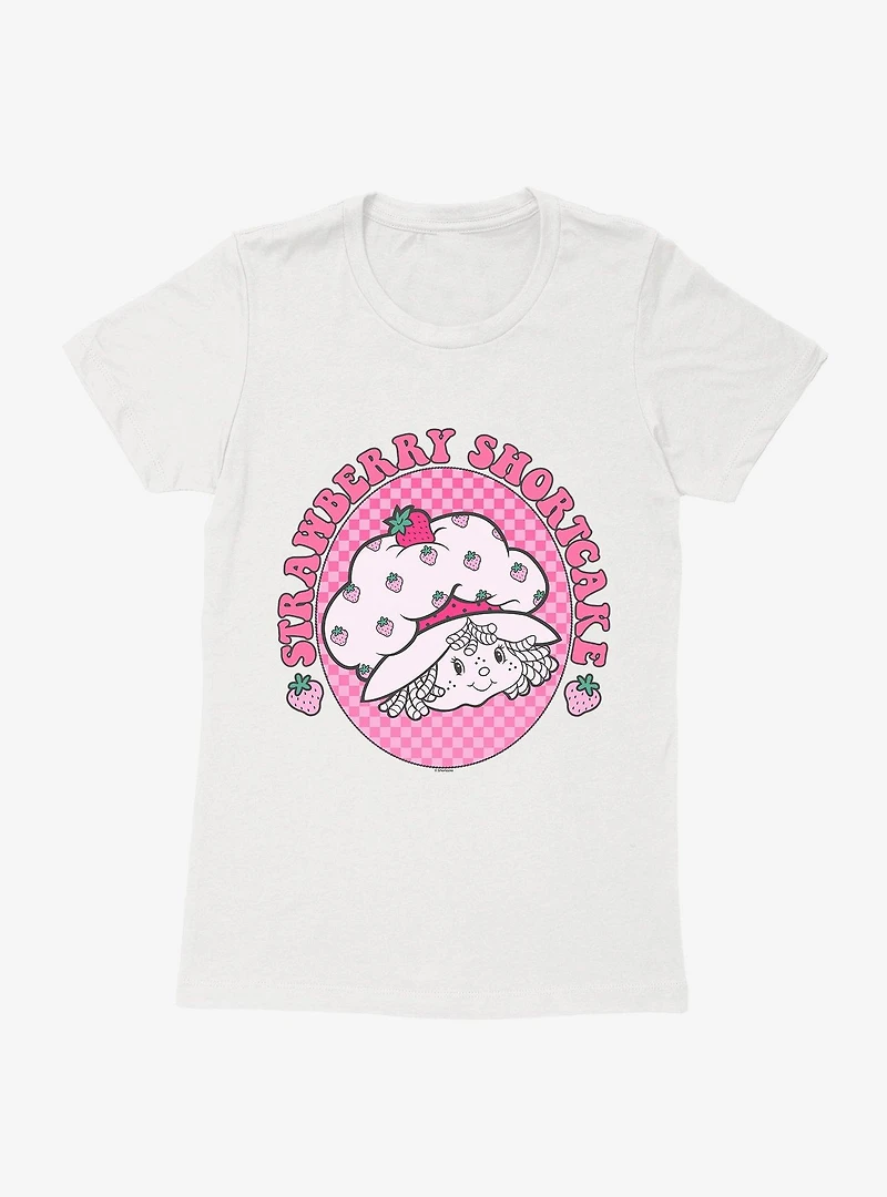 Strawberry Shortcake Pink Berries Womens T-Shirt