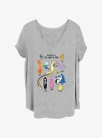 Adventure Time Inhabitants Womens T-Shirt Plus