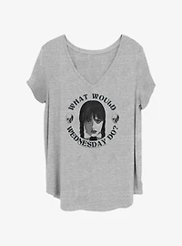 Wednesday What Would Do Womens T-Shirt Plus