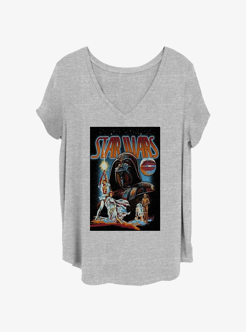 Star Wars Classic Group Shot Womens T-Shirt Plus