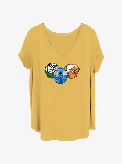 Star Wars Cupcakes Womens T-Shirt Plus