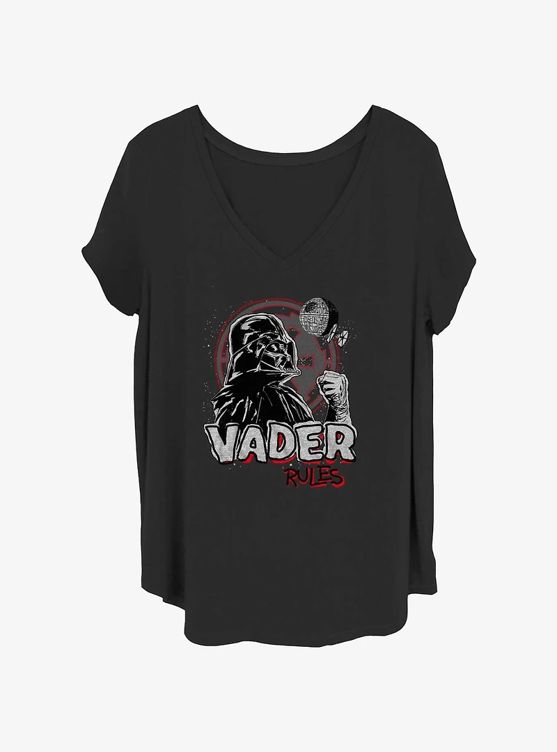 Star Wars Vador Rules Womens T-Shirt Plus