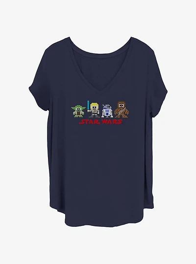 Star Wars Original Sprites Womens T-Shirt Plus