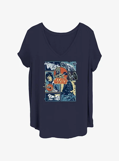 Star Wars Still Shots Womens T-Shirt Plus