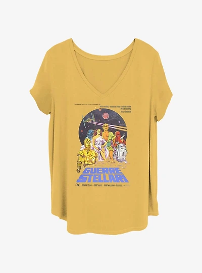 Star Wars Guerre Stellari Womens T-Shirt Plus