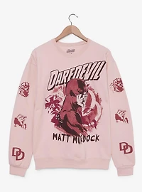 Marvel Daredevil Tonal Portrait Women's Crewneck