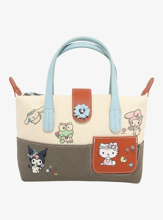 Sanrio Hello Kitty & Friends Floral Mini Backpack - BoxLunch Exclusive (Rare) Loungefly Sanrio Hello Kitty and Friends Floral Color Block  main image 4