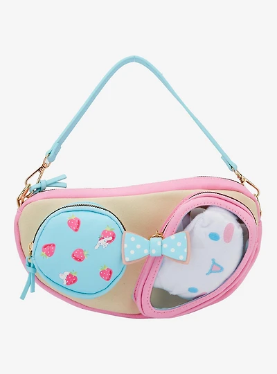 Sanrio Cinnamoroll Strawberries Multi-Pocket Convertible Crossbody Bag - BoxLunch Exclusive