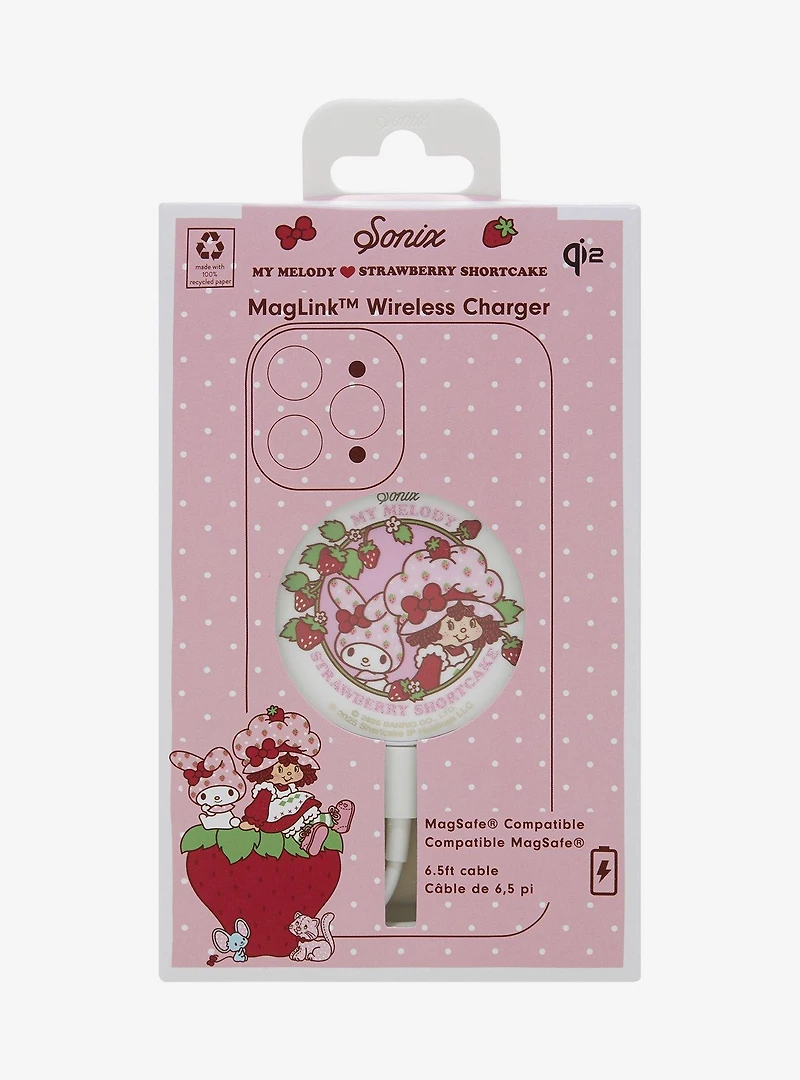 Sonix Strawberry Shortcake x My Melody MagLink Wireless Charger