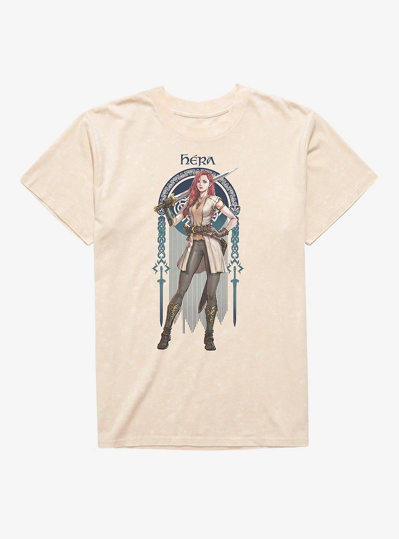 The Lord Of Rings: War Rohirrim Hera Mineral Wash T-Shirt