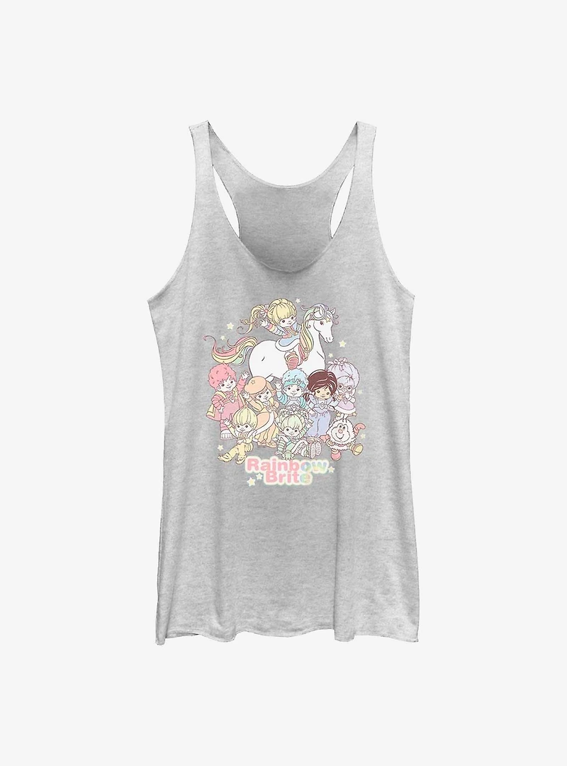 Rainbow Brite Pastel Party Womens Tank