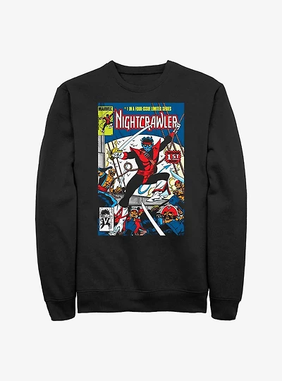 Marvel Nightcrawler Comic Cover Sweatshirt