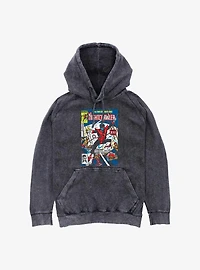 Marvel Nightcrawler Comic Cover Mineral Wash Hoodie