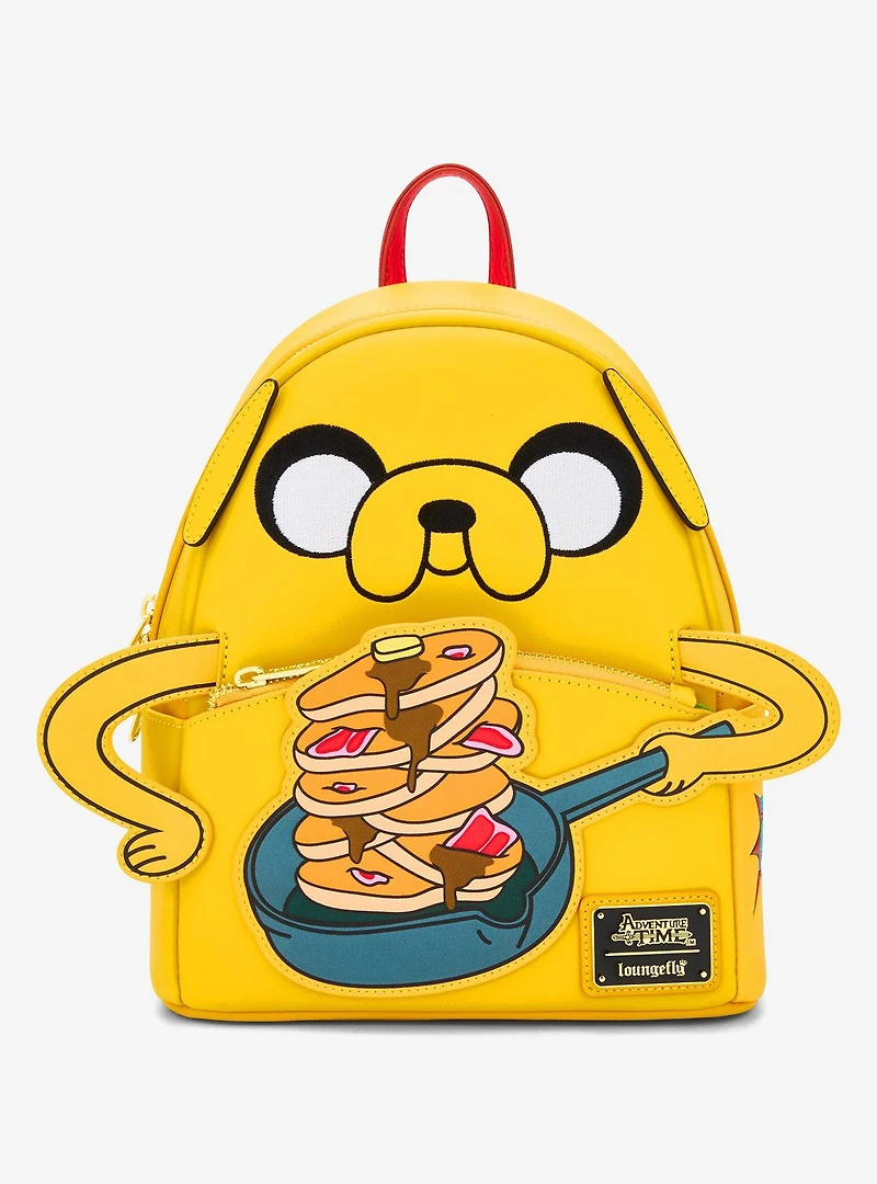 Loungefly Adventure Time Jake the Dog Bacon Pancakes Figural Mini Backpack