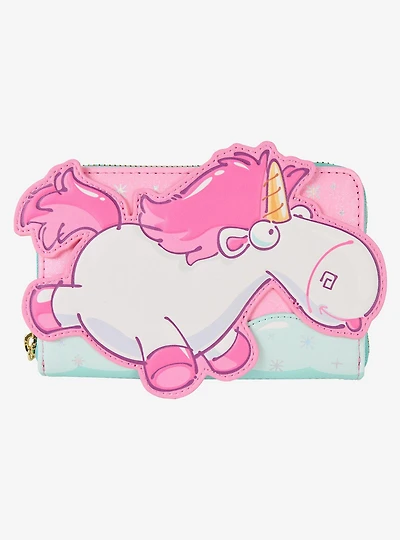 Loungefly Minions Fluffy Unicorn Zip Wallet