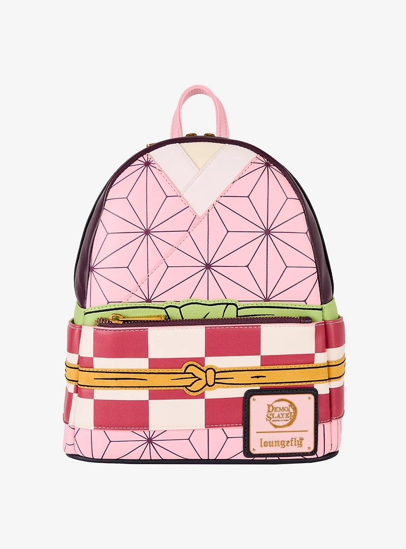 Loungefly Demon Slayer: Kimetsu no Yaiba Nezuko Kamado Figural Mini Backpack
